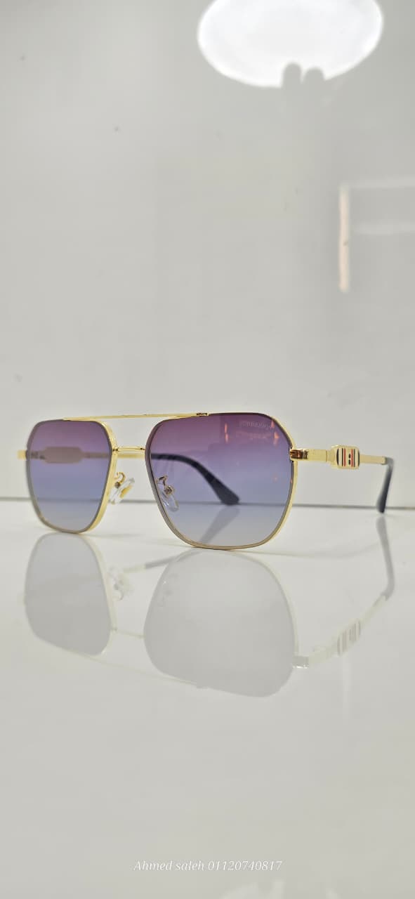HIGH QUALITY BURBERRY MEN METAL UV SUNGLASSES.