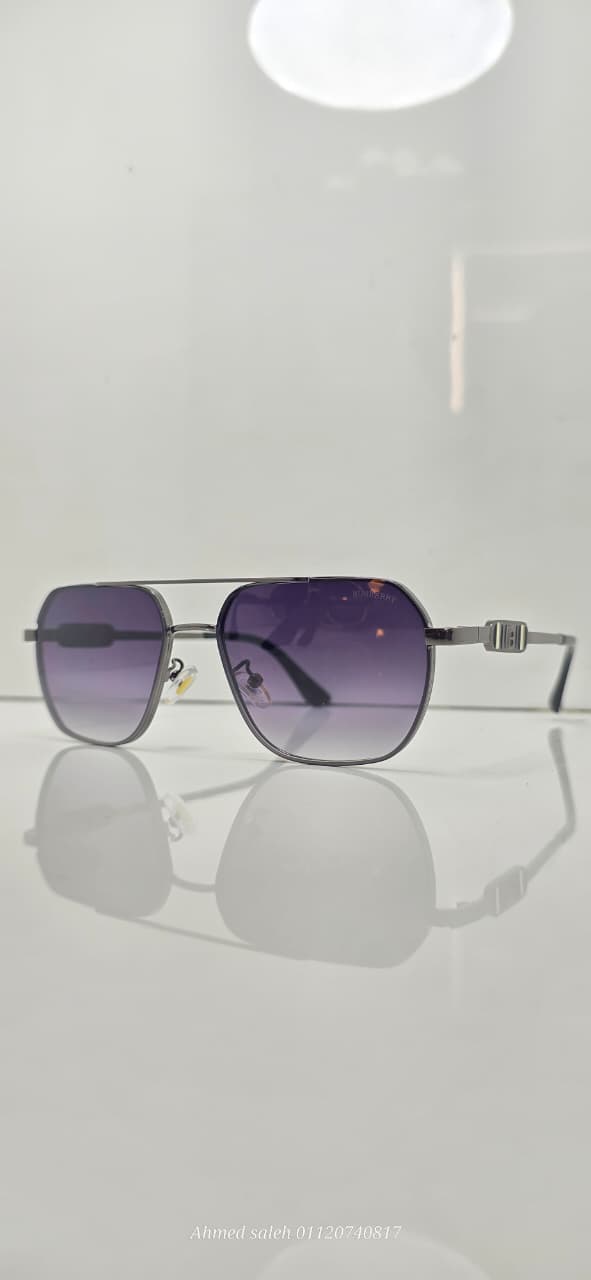HIGH QUALITY BURBERRY MEN METAL UV SUNGLASSES.