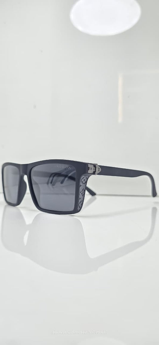 LOUIS VUITTON Inspired Sunglasses - Monogrammed Temple Panel & Polarized Protection