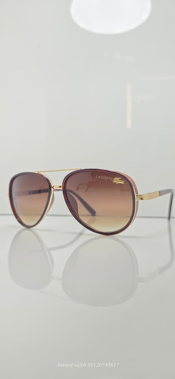 HIGH QUALITY LACOSTE MEN METAL UV SUNGLASSES.