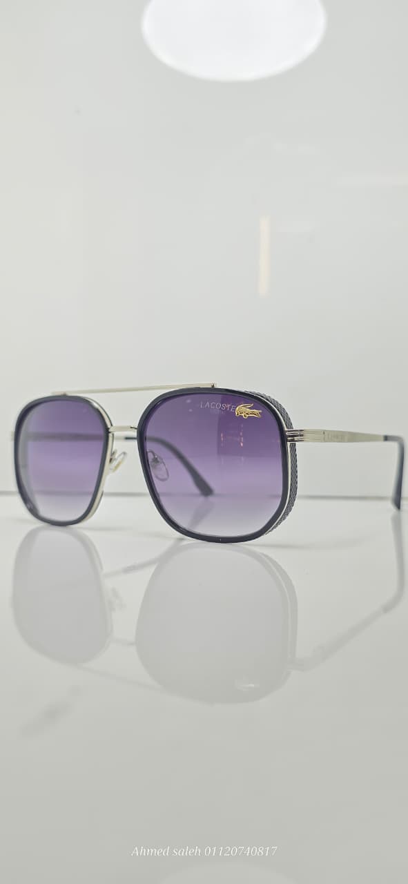 HIGH QUALITY LACOSTE MEN METAL UV SUNGLASSES.