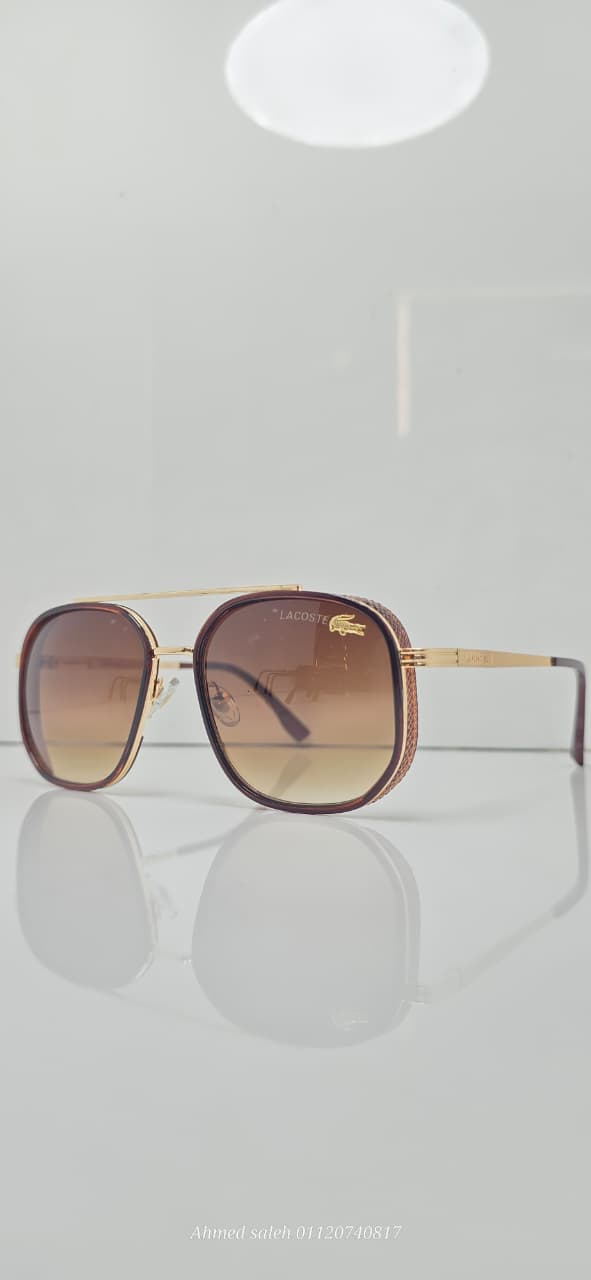 HIGH QUALITY LACOSTE MEN METAL UV SUNGLASSES.