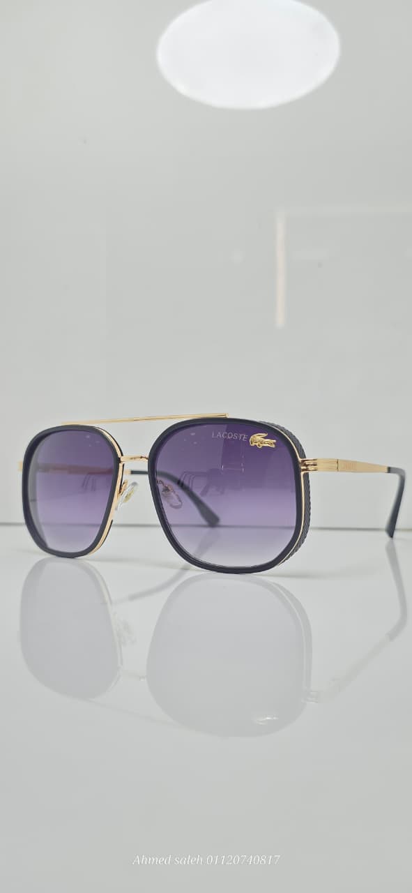 HIGH QUALITY LACOSTE MEN METAL UV SUNGLASSES.