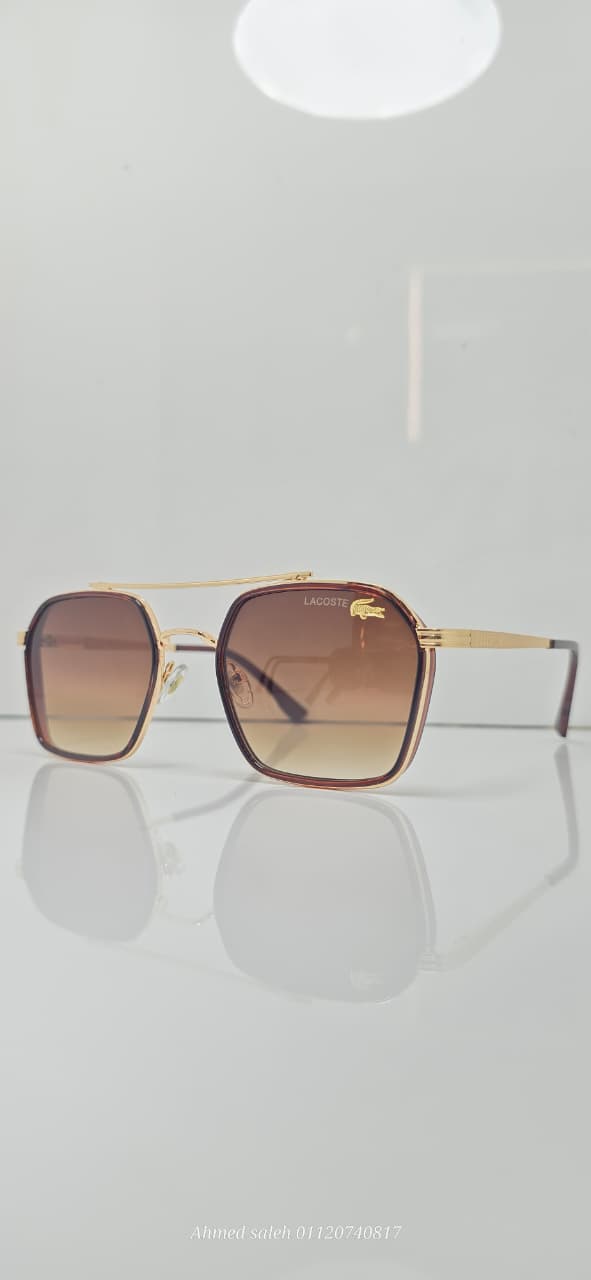 HIGH QUALITY LACOSTE MEN METAL UV SUNGLASSES.