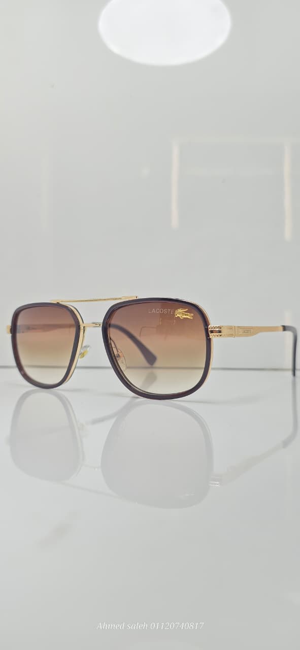 HIGH QUALITY LACOSTE MEN METAL UV SUNGLASSES.