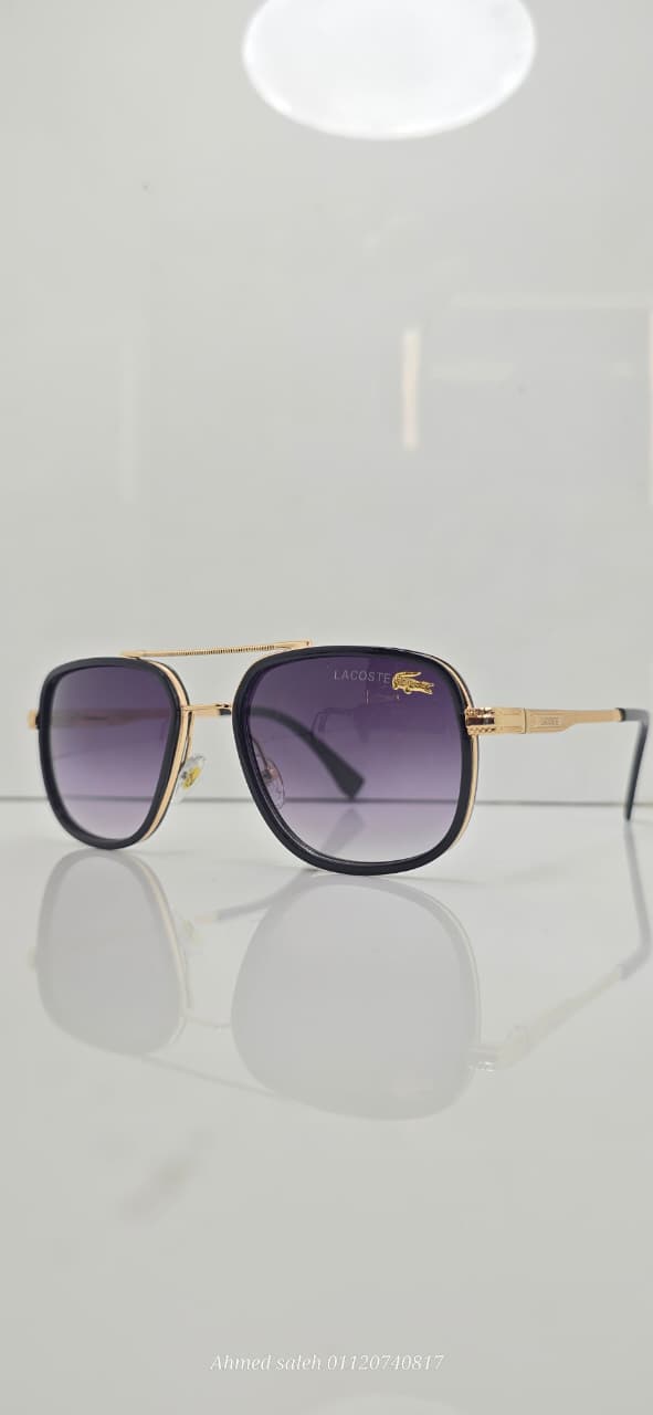 HIGH QUALITY LACOSTE MEN METAL UV SUNGLASSES.