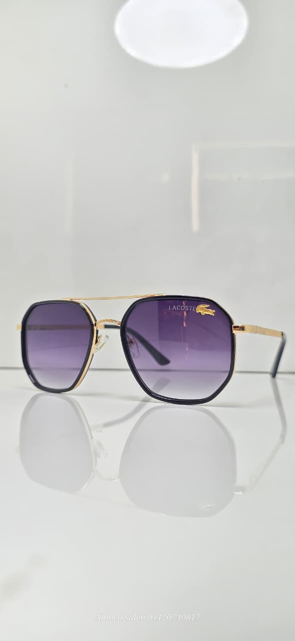 HIGH QUALITY LACOSTE MEN METAL UV SUNGLASSES.