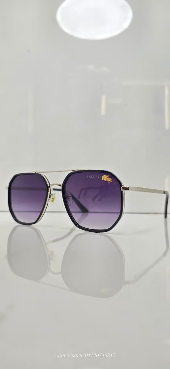 HIGH QUALITY LACOSTE MEN METAL UV SUNGLASSES.