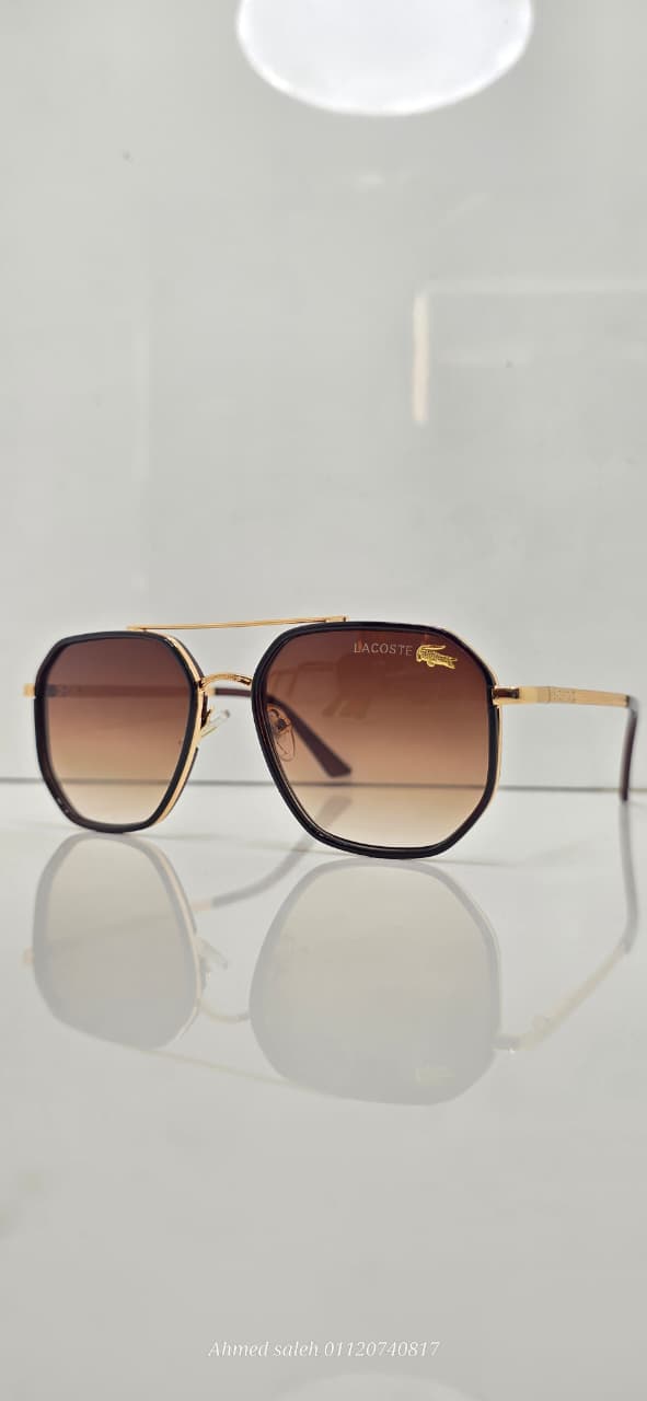 HIGH QUALITY LACOSTE MEN METAL UV SUNGLASSES.