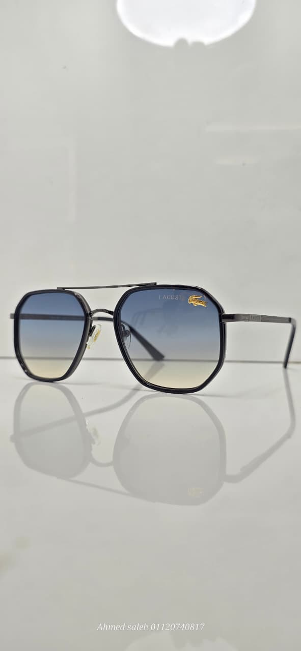 HIGH QUALITY LACOSTE MEN METAL UV SUNGLASSES.