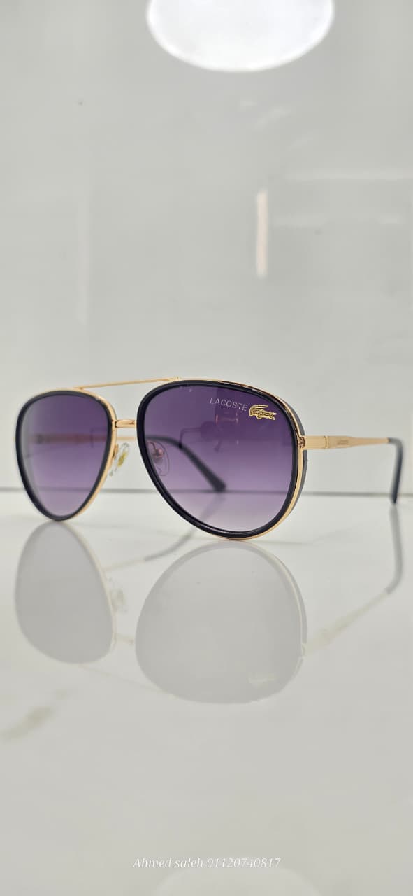 HIGH QUALITY LACOSTE MEN METAL UV SUNGLASSES.