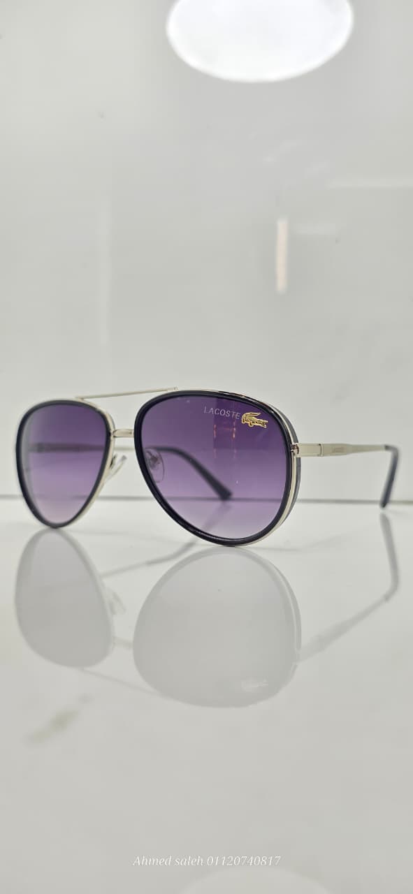 HIGH QUALITY LACOSTE MEN METAL UV SUNGLASSES.