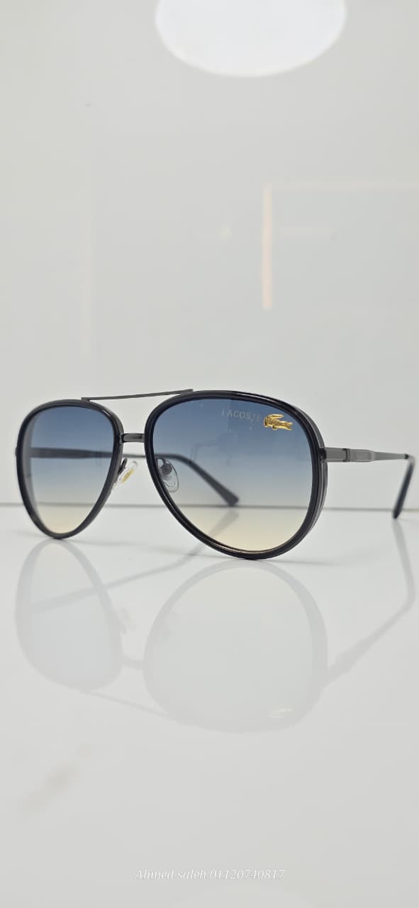 HIGH QUALITY LACOSTE MEN METAL UV SUNGLASSES.