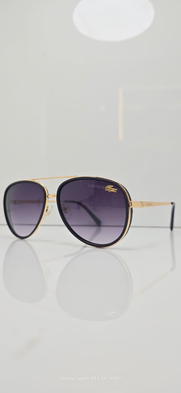 HIGH QUALITY LACOSTE MEN METAL UV SUNGLASSES.