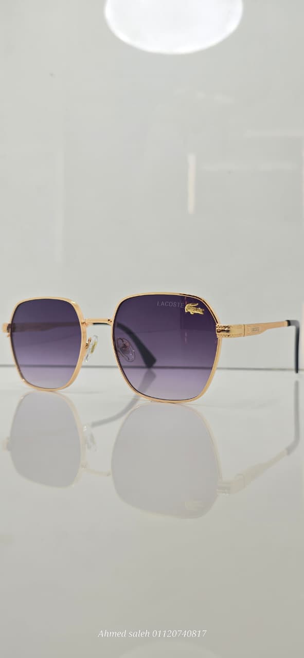 HIGH QUALITY LACOSTE MEN METAL UV SUNGLASSES.
