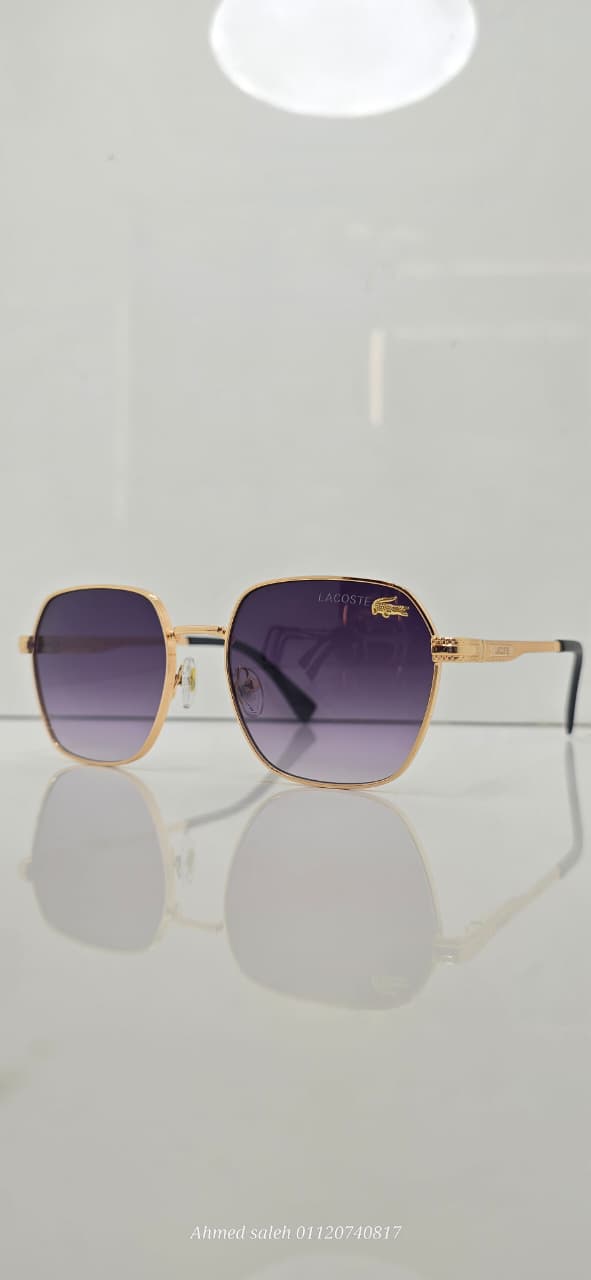 HIGH QUALITY LACOSTE MEN METAL UV SUNGLASSES.