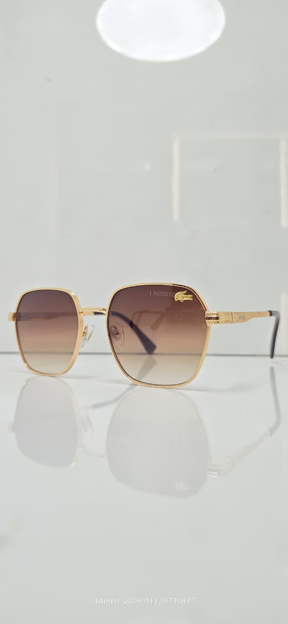 HIGH QUALITY LACOSTE MEN METAL UV SUNGLASSES.
