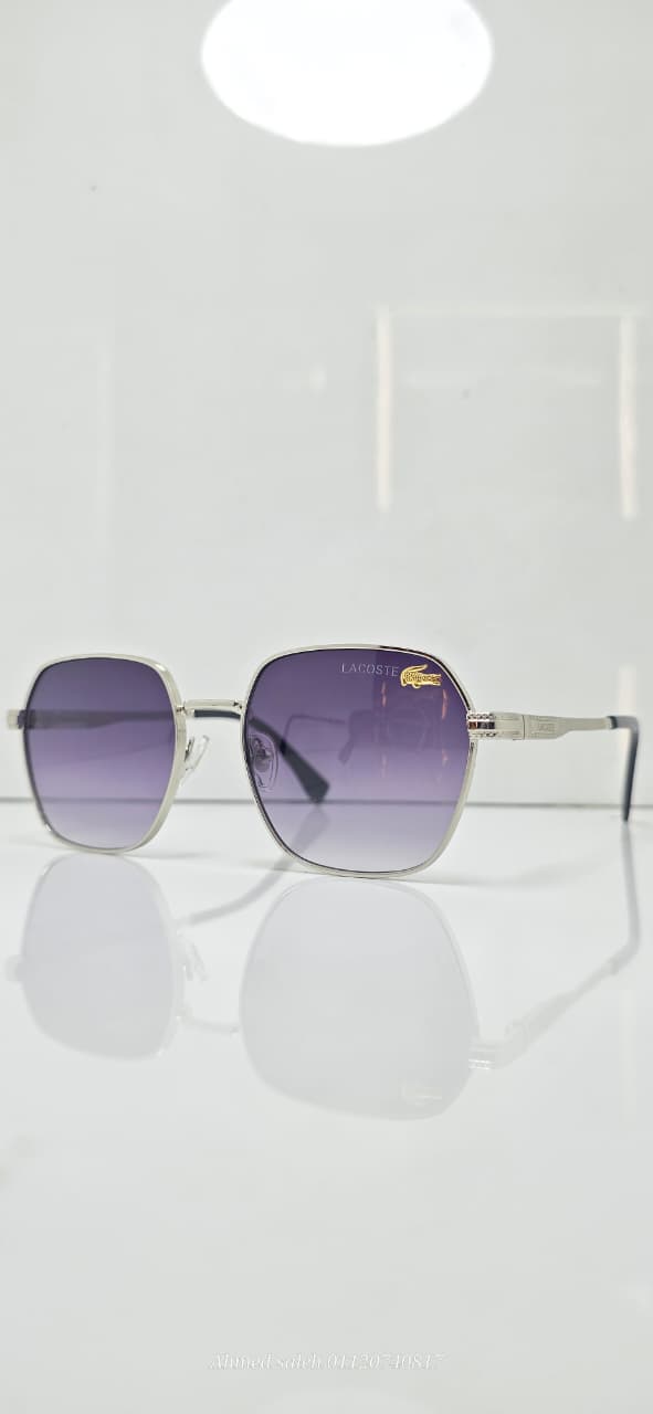 HIGH QUALITY LACOSTE MEN METAL UV SUNGLASSES.