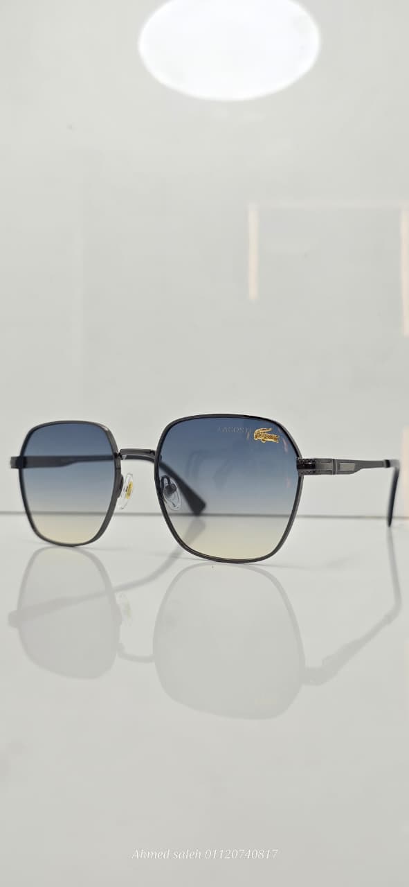HIGH QUALITY LACOSTE MEN METAL UV SUNGLASSES.