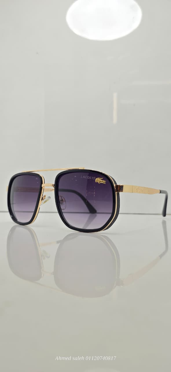HIGH QUALITY LACOSTE MEN METAL UV SUNGLASSES.