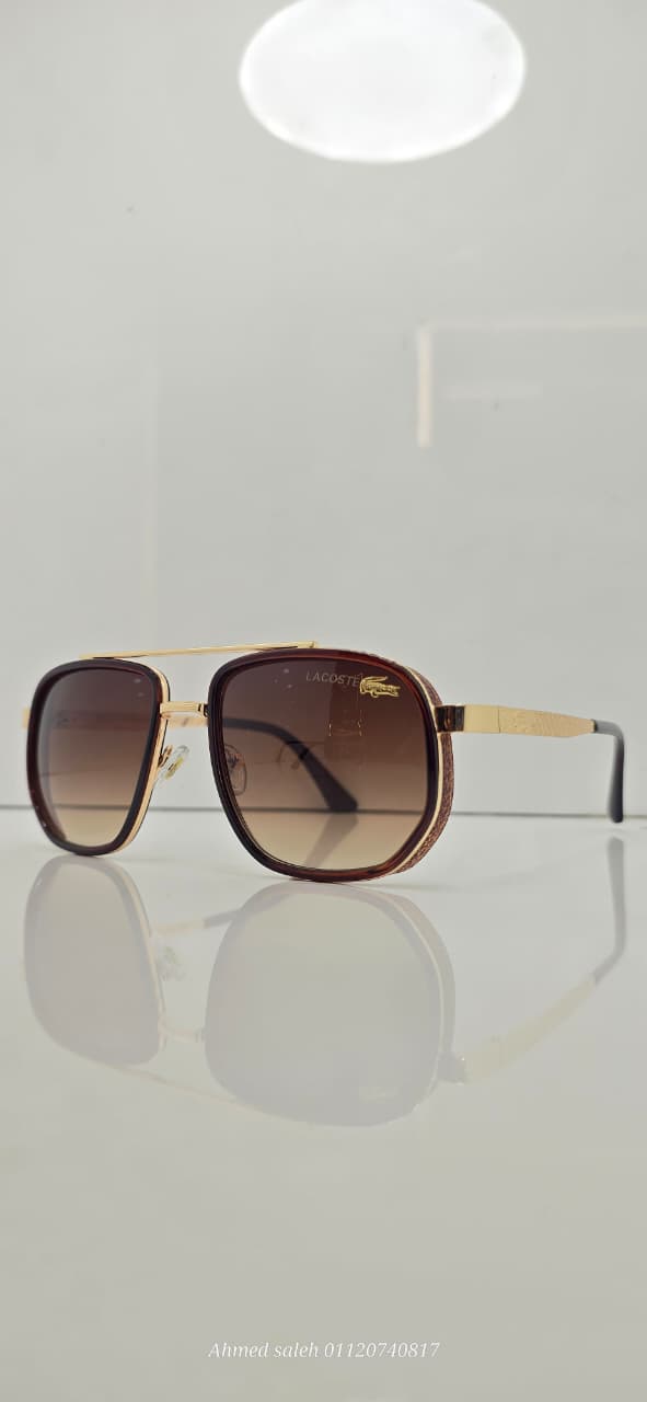 HIGH QUALITY LACOSTE MEN METAL UV SUNGLASSES.