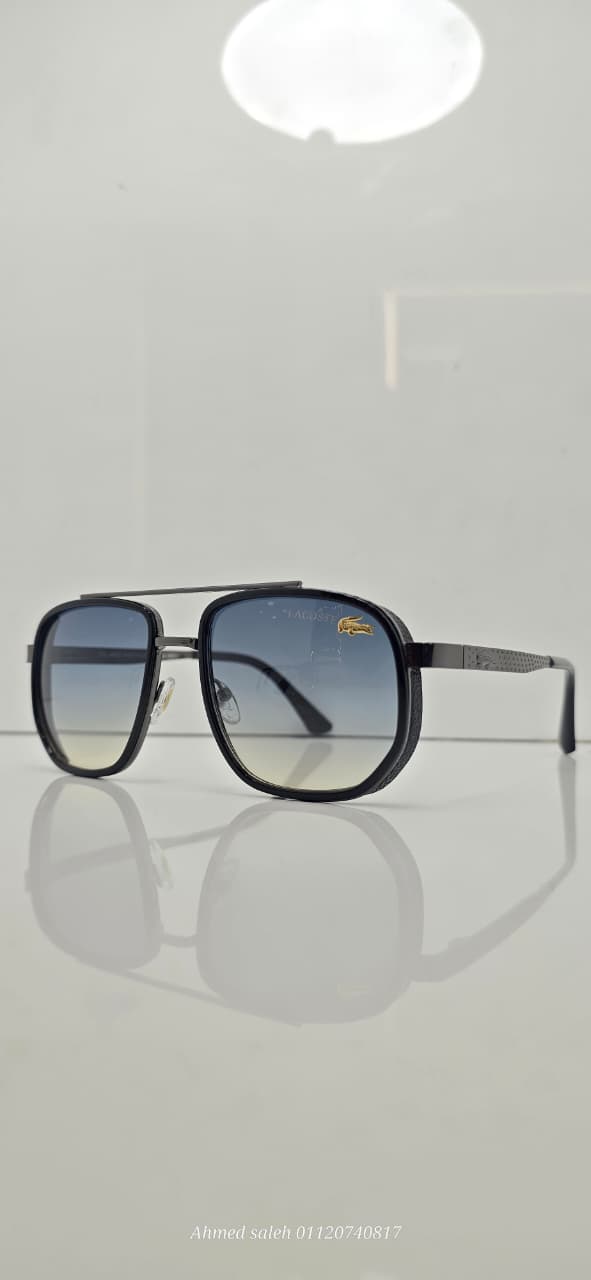HIGH QUALITY LACOSTE MEN METAL UV SUNGLASSES.