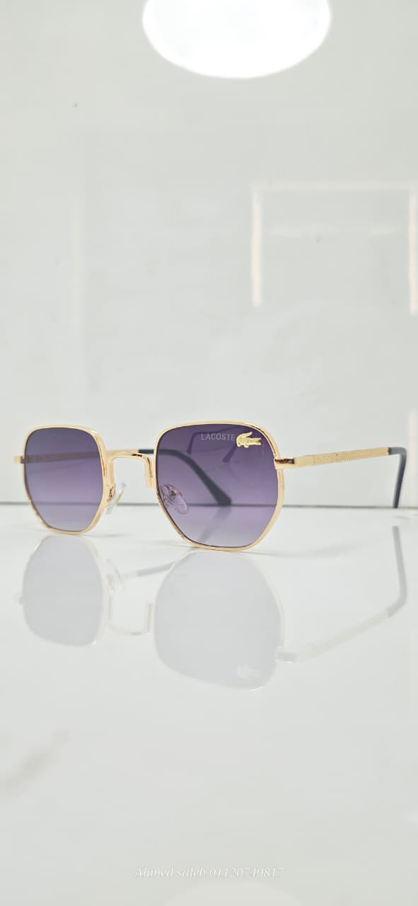 HIGH QUALITY LACOSTE MEN METAL UV SUNGLASSES.