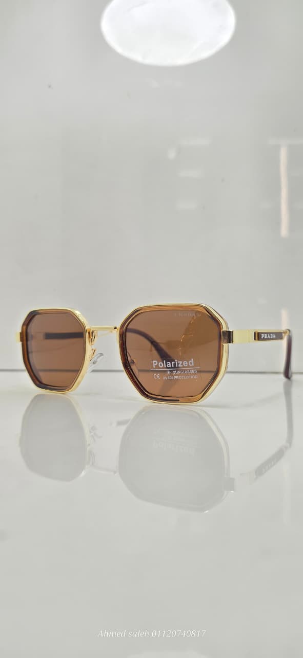 POLARIZED PRADA LUXURY METAL FRAME FOR MEN.