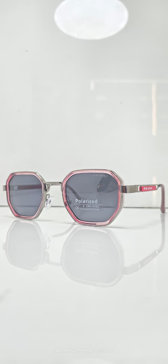 POLARIZED PRADA LUXURY METAL FRAME FOR MEN.