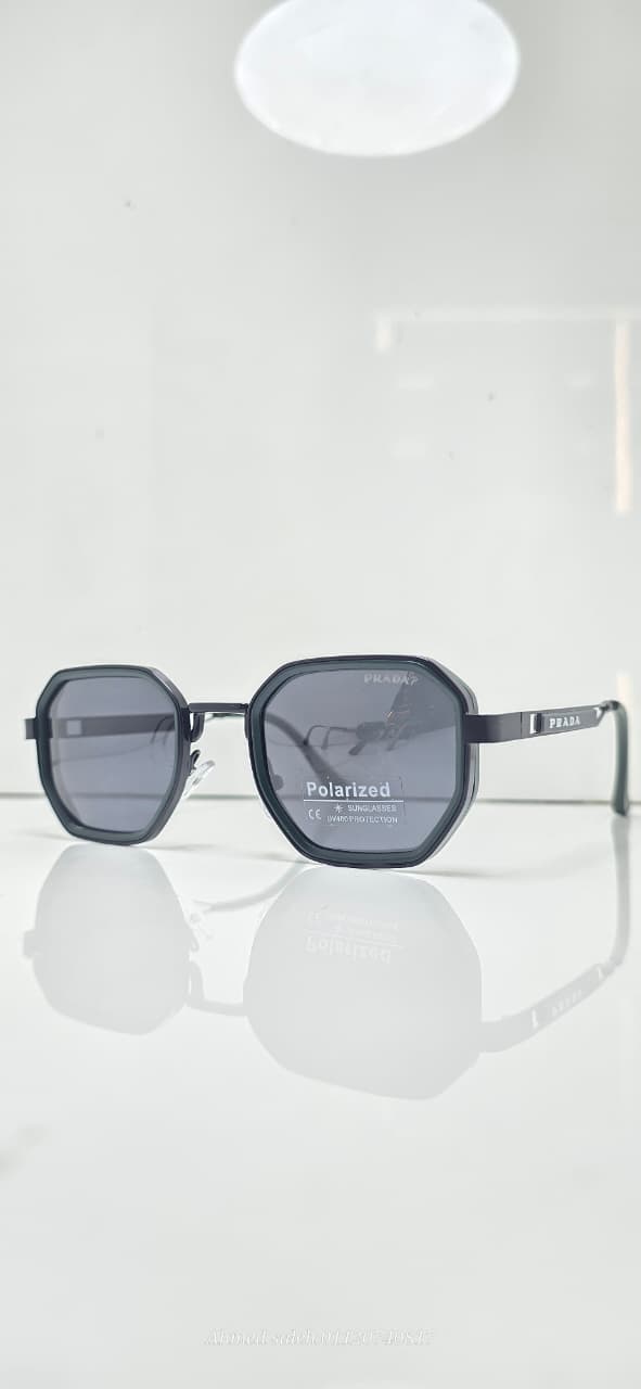 POLARIZED PRADA LUXURY METAL FRAME FOR MEN.
