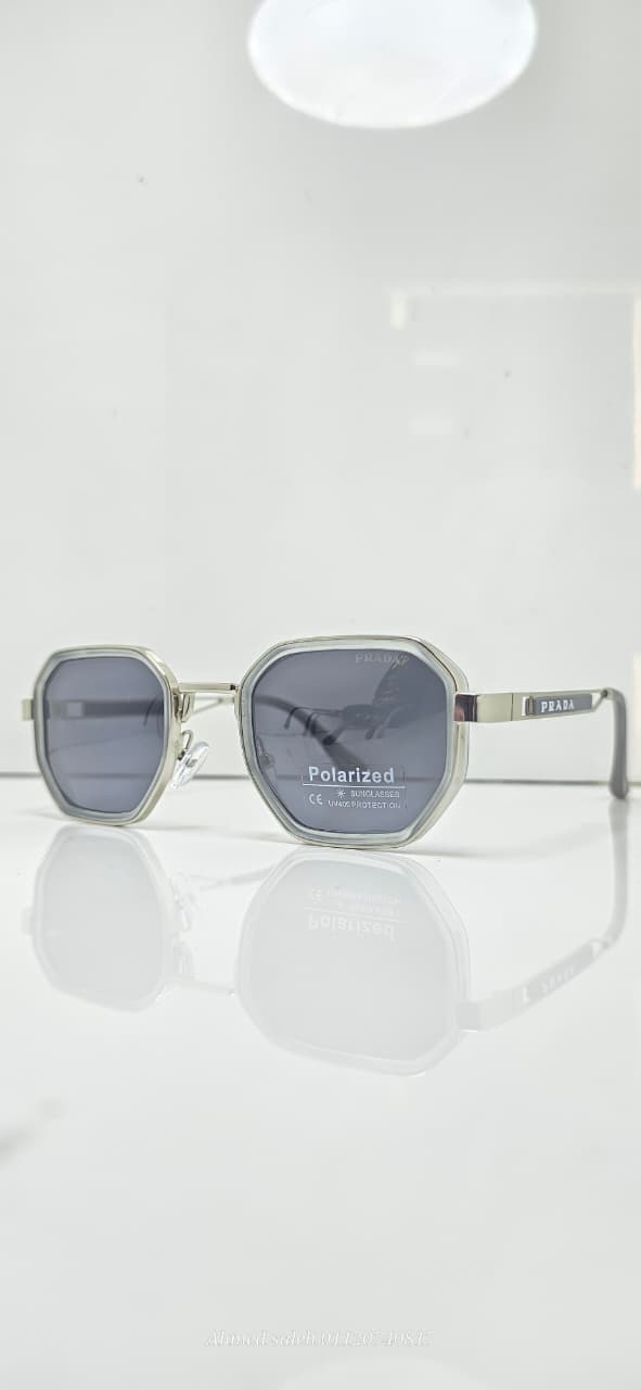 POLARIZED PRADA LUXURY METAL FRAME FOR MEN.