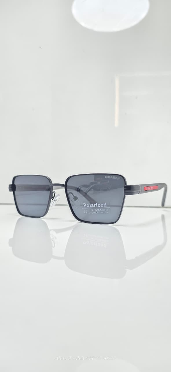 POLARIZED PRADA LUXURY METAL FRAME FOR MEN.