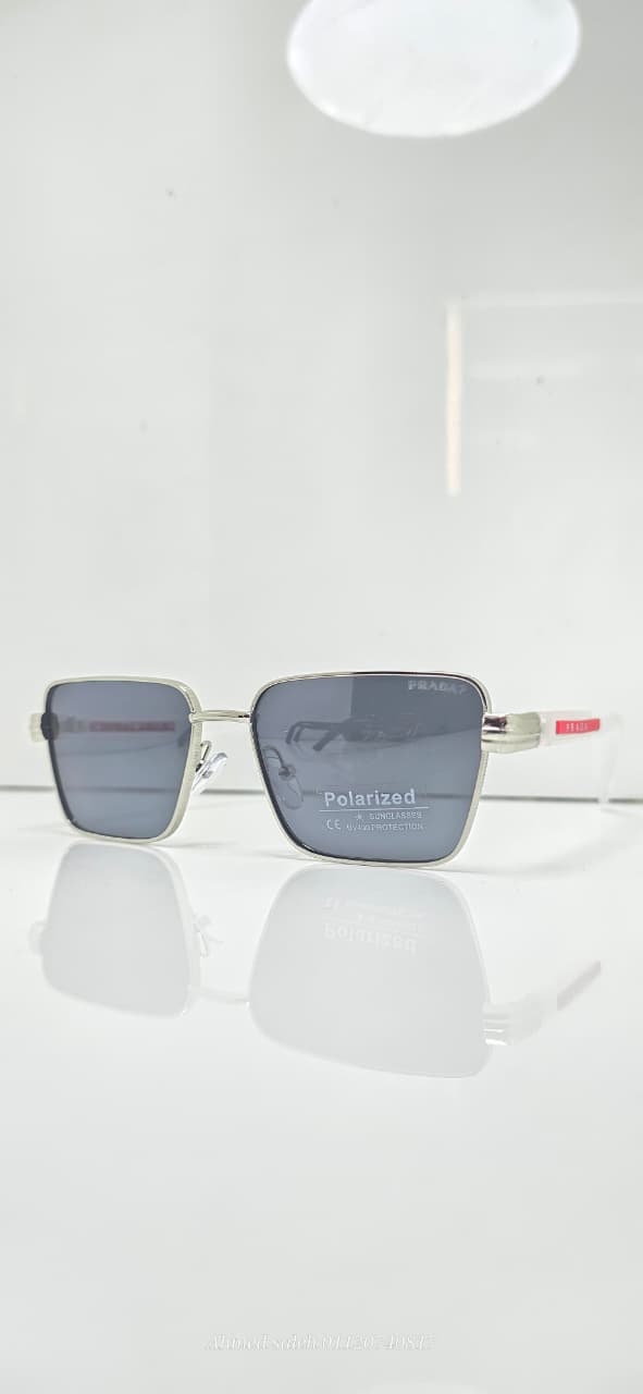 POLARIZED PRADA LUXURY METAL FRAME FOR MEN.