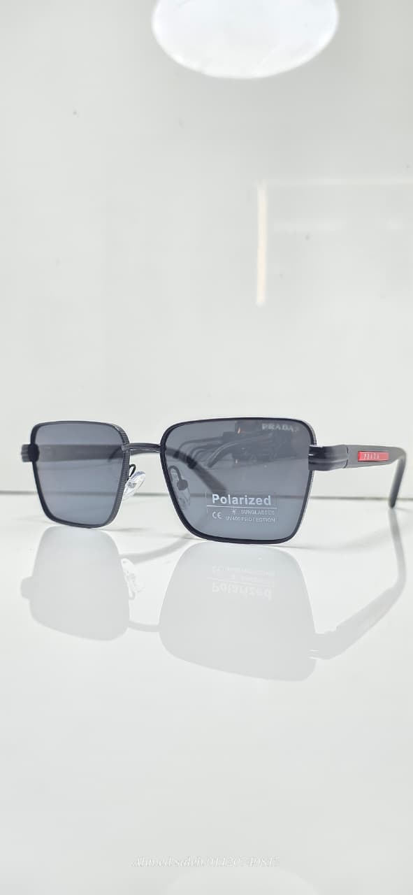 POLARIZED PRADA LUXURY METAL FRAME FOR MEN.