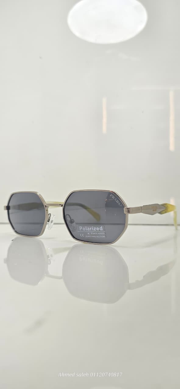 POLARIZED PRADA LUXURY METAL FRAME FOR MEN.