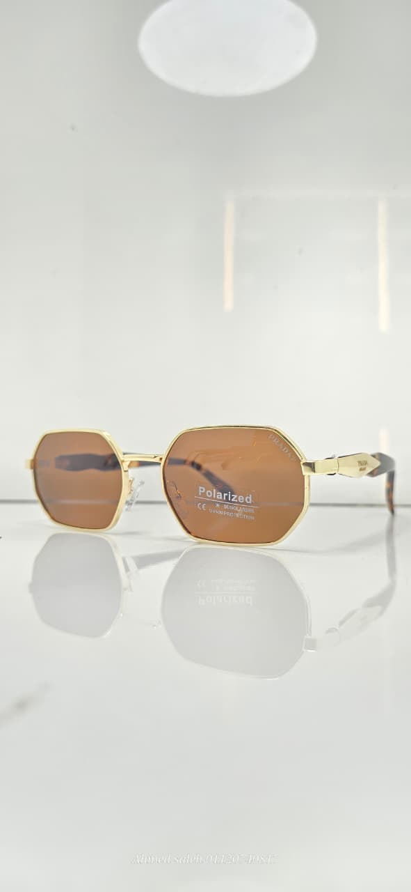 POLARIZED PRADA LUXURY METAL FRAME FOR MEN.