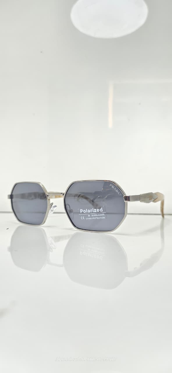 POLARIZED PRADA LUXURY METAL FRAME FOR MEN.