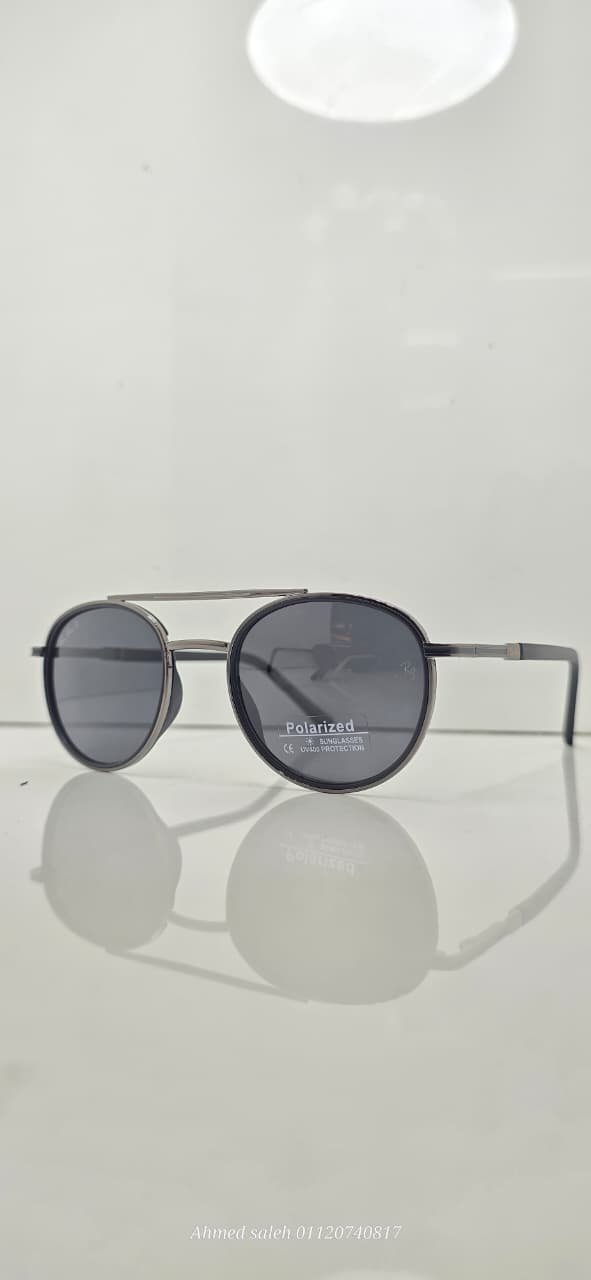 POLARIZED RAY-BAN LUXURY METAL FRAME FOR MEN.