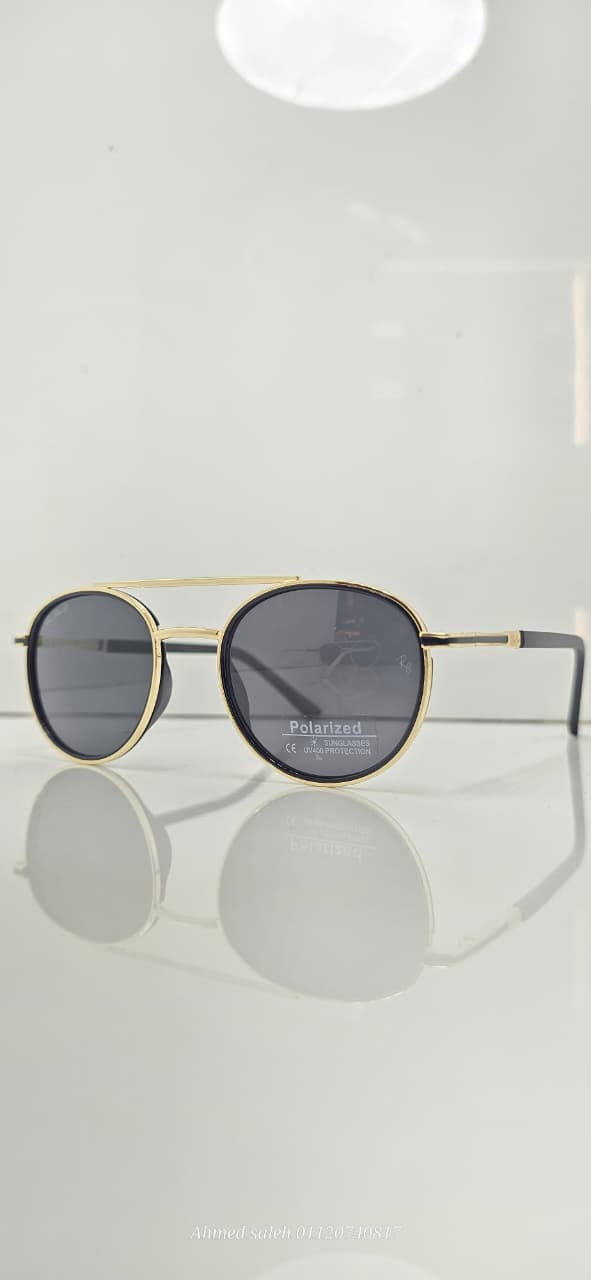 POLARIZED RAY-BAN LUXURY METAL FRAME FOR MEN.