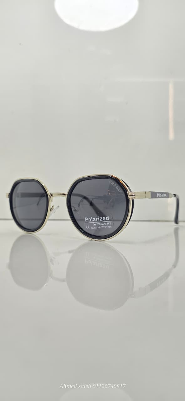 POLARIZED PRADA LUXURY METAL FRAME FOR MEN.