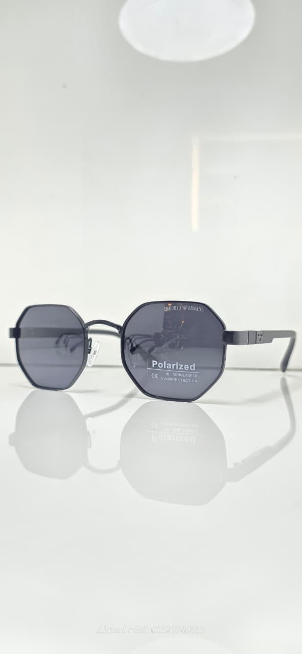 POLARIZED EMPORIO-ARMANI LUXURY METAL FRAME FOR MEN.