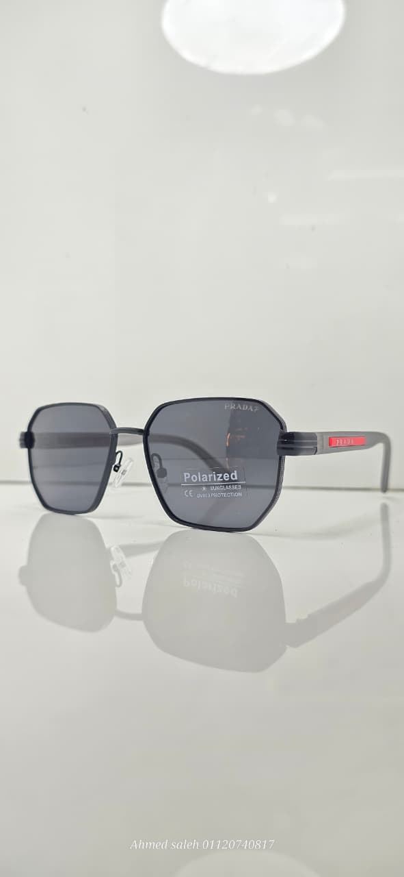 POLARIZED PRADA LUXURY METAL FRAME FOR MEN.