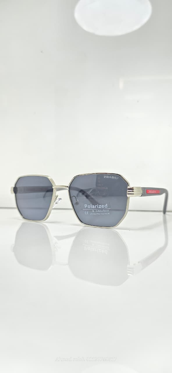 POLARIZED PRADA LUXURY METAL FRAME FOR MEN.