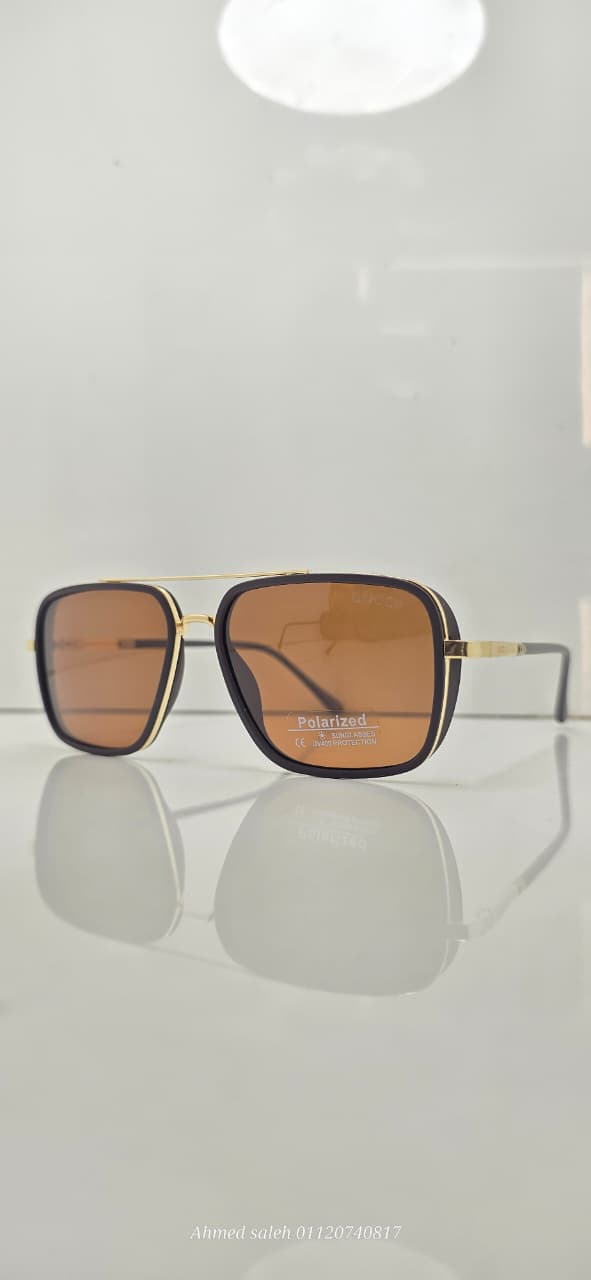 POLARIZEDGUCCI LUXURY METAL FRAME FOR MEN.