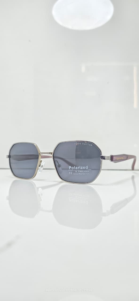 POLARIZED LOUIS-VUITTON LUXURY METAL FRAME FOR MEN.