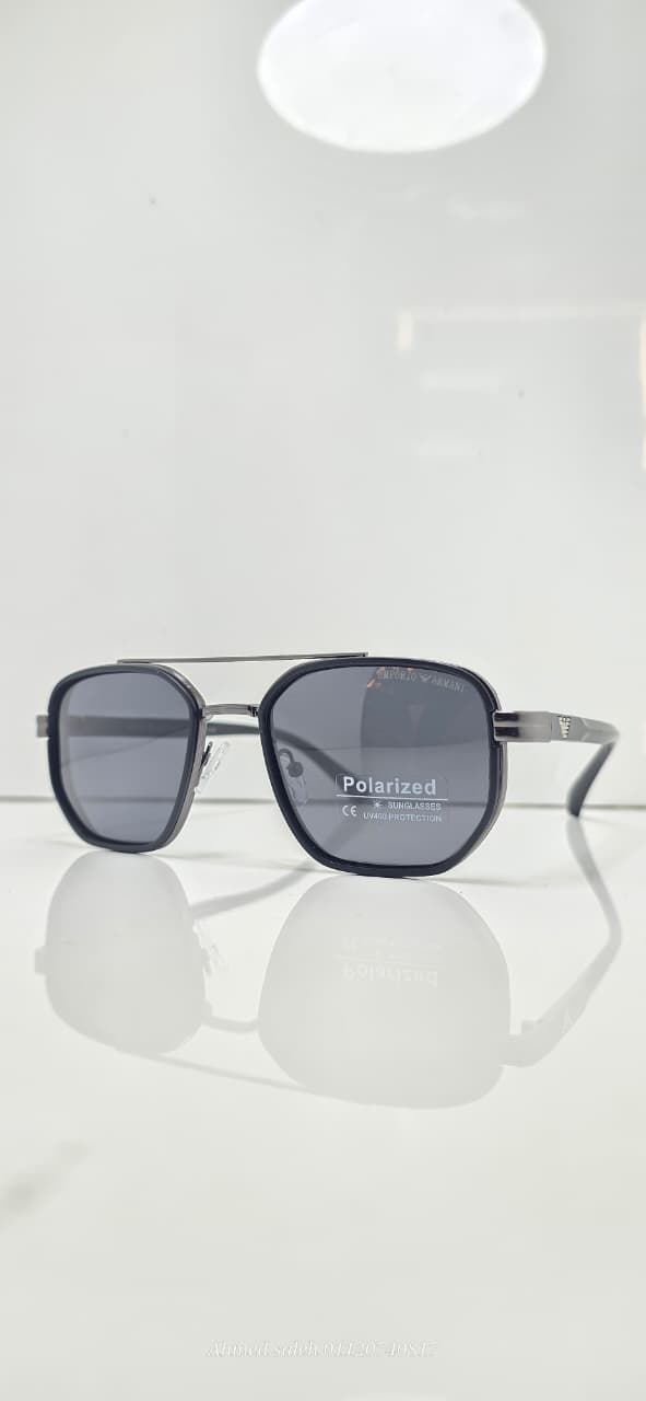 POLARIZED EMPORIO ARMANI LUXURY METAL FRAME FOR MEN.