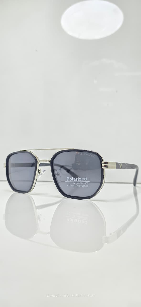 POLARIZED EMPORIO ARMANI LUXURY METAL FRAME FOR MEN.