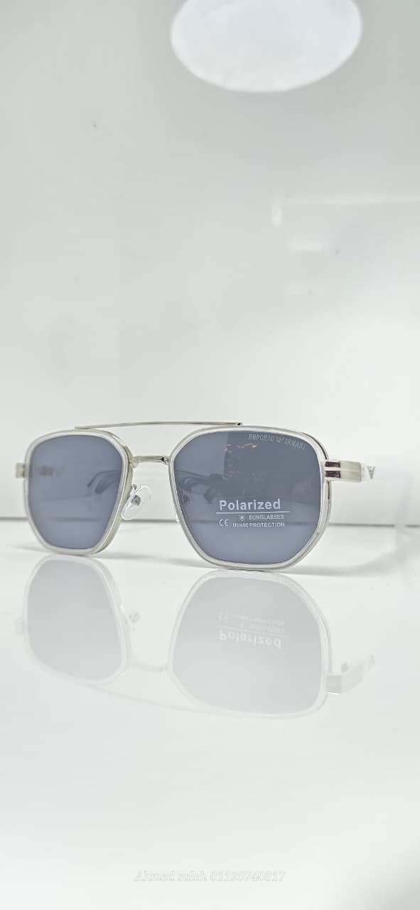 POLARIZED EMPORIO ARMANI LUXURY METAL FRAME FOR MEN.