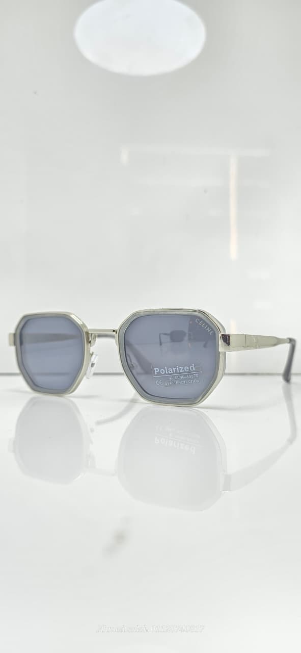 POLARIZED CELINE LUXURY METAL FRAME FOR MEN.