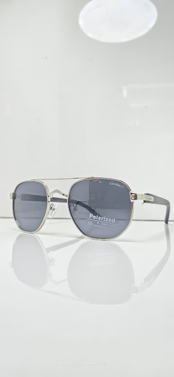 POLARIZEDCARTIER LUXURY METAL FRAME FOR MEN.